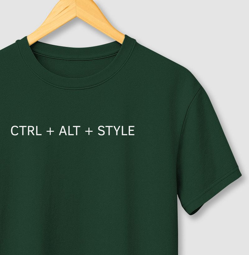 Camiseta Ctrl+alt+style
