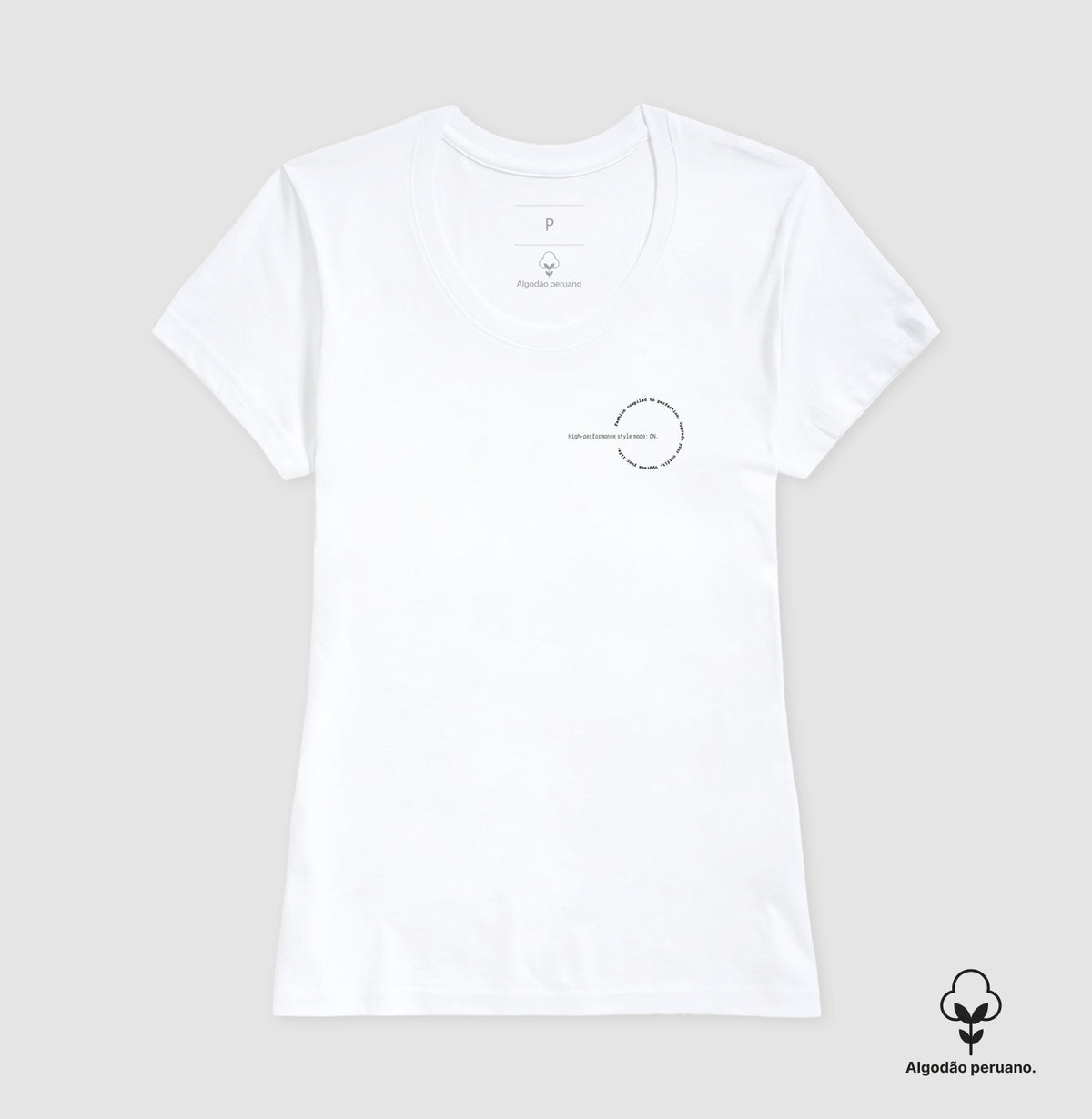 Camiseta High-performance style mode: ON.
