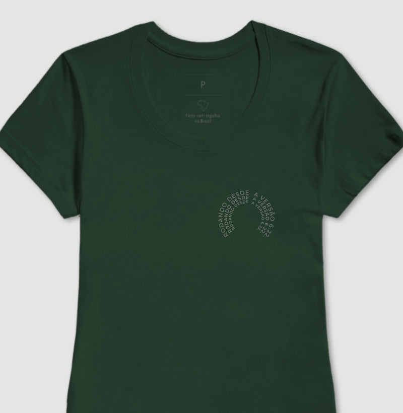 Camiseta Feminina Rodando desde a versão 6.22.