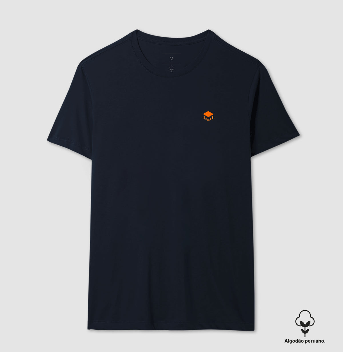 Camiseta Masculina Logo Stack