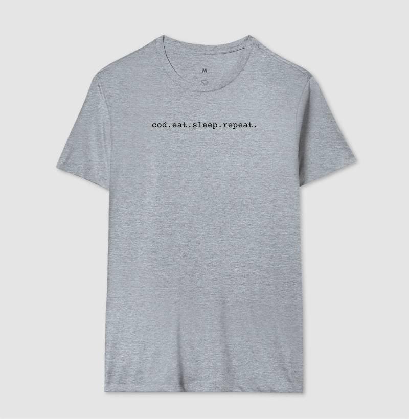 Camiseta cod.eat.sleep.repeat.