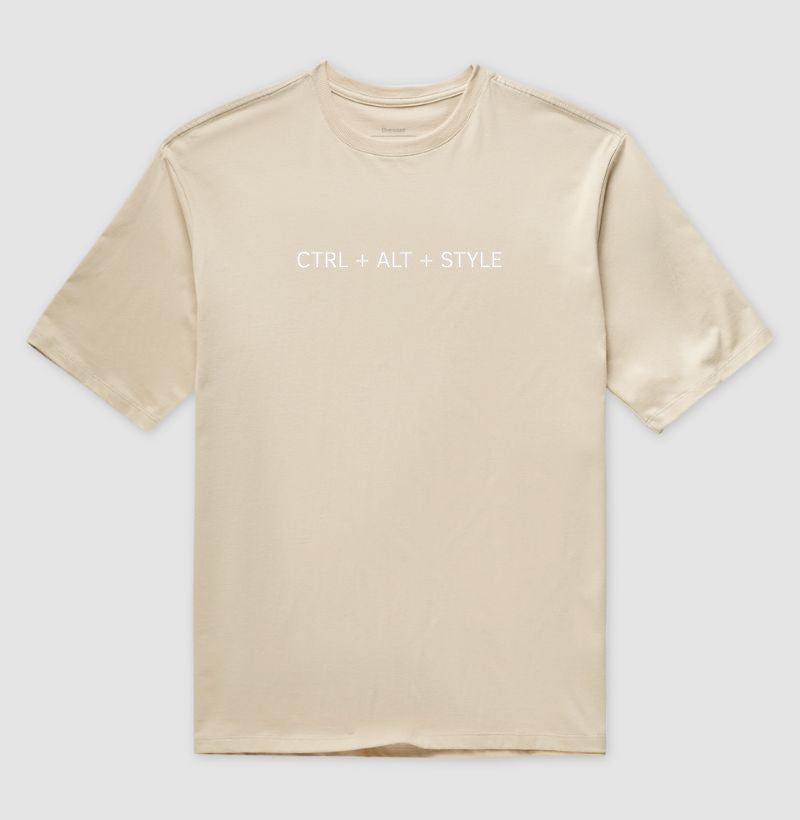 Camiseta Oversized Ctrl+alt+style