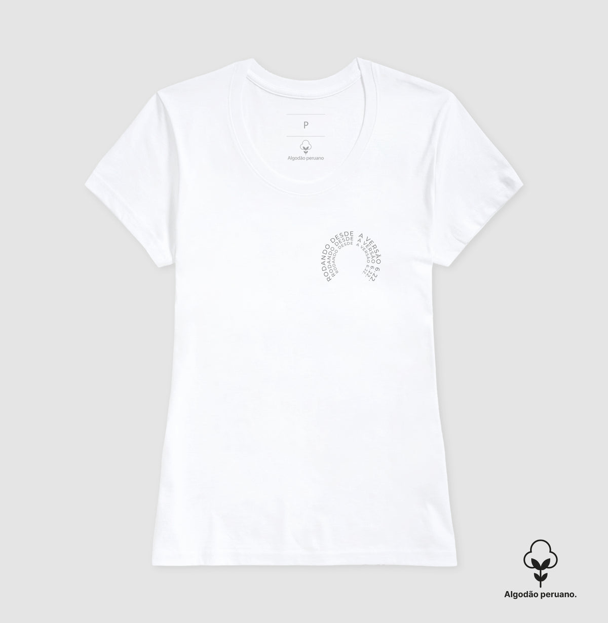 Camiseta Feminina Rodando desde a versão 6.22.