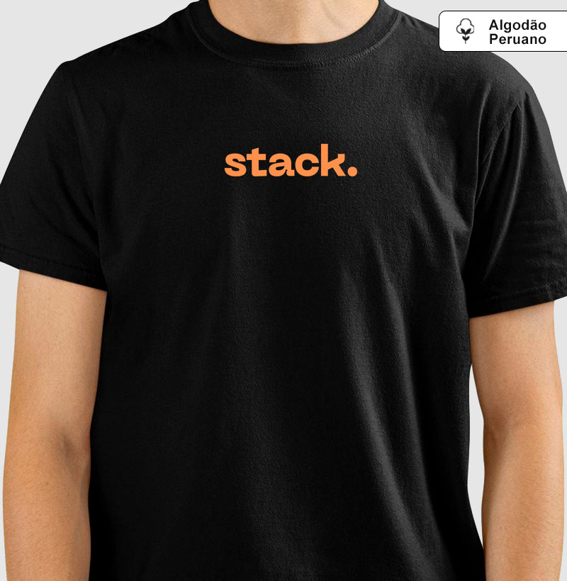 Camiseta Algodão Peruano Stack