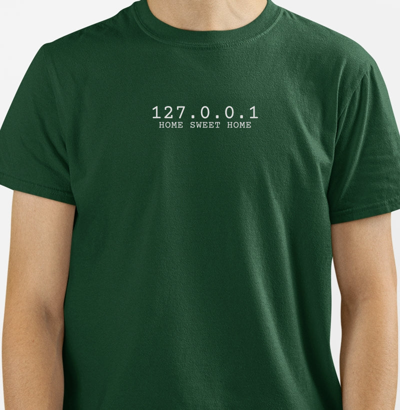 Camiseta 127.0.0.1 Home Sweet Home