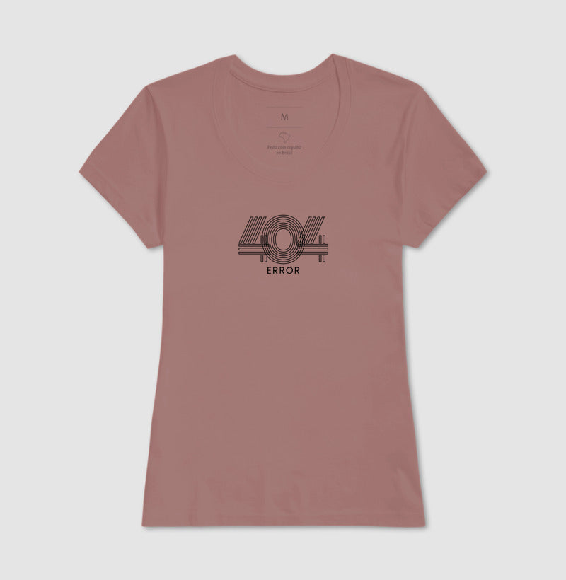 Camiseta Feminina Vintage Error