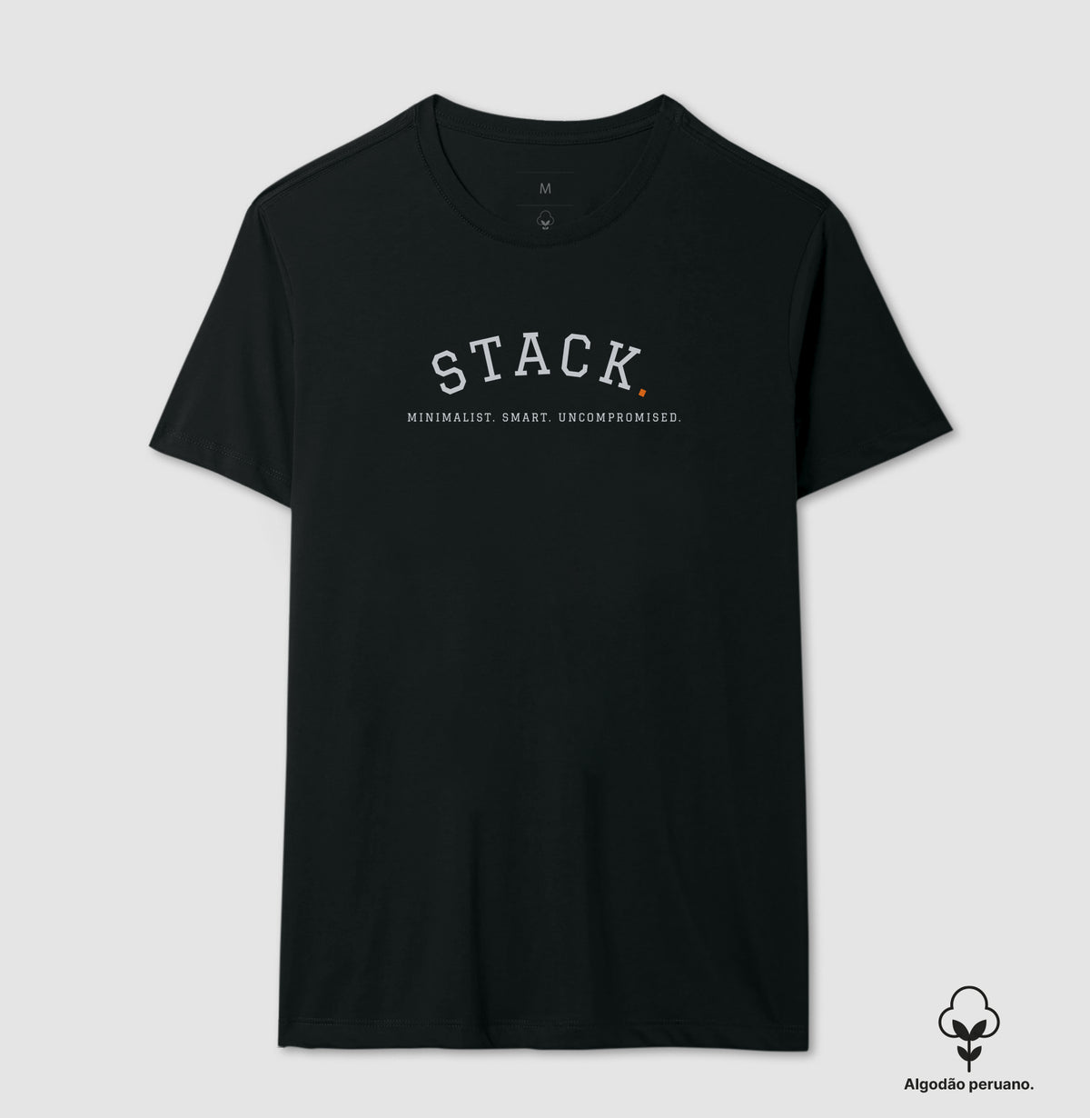 Camiseta Masculina Stack. Minimalist.Smart.Uncompromised.