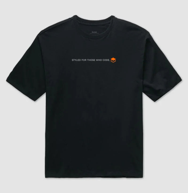 Camiseta Oversized Styled for those who code.