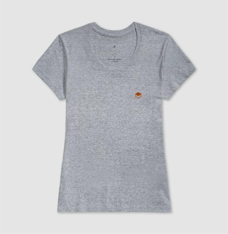 Camiseta Feminina Logo Stack