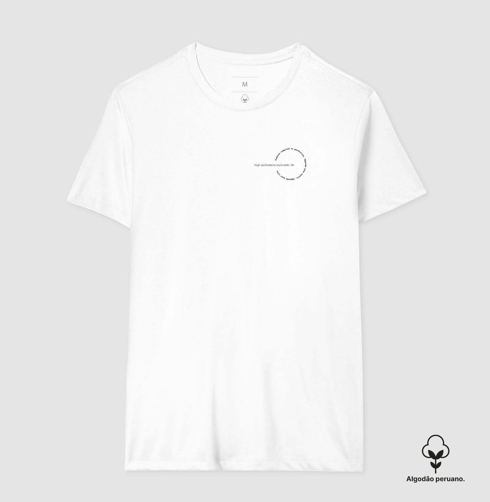 Camiseta Algodão Peruano High-performance style mode: ON.