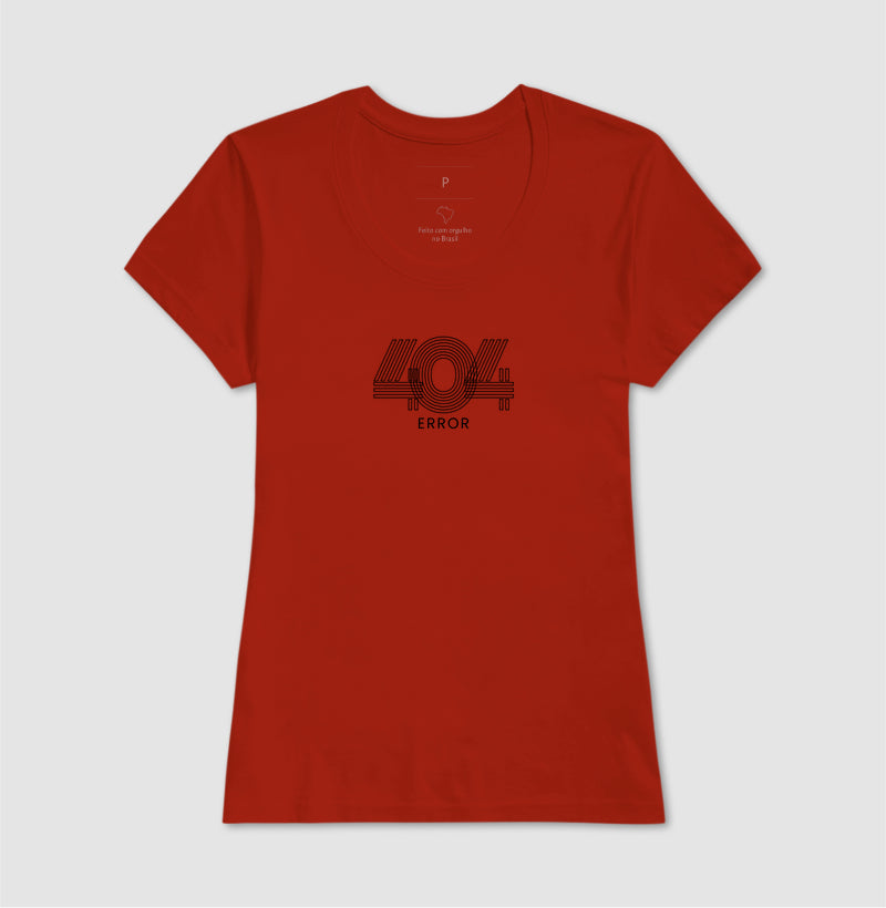 Camiseta Feminina Vintage Error