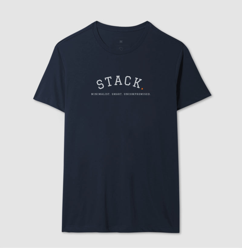 Camiseta Stack. Minimalist.Smart.Uncompromised.