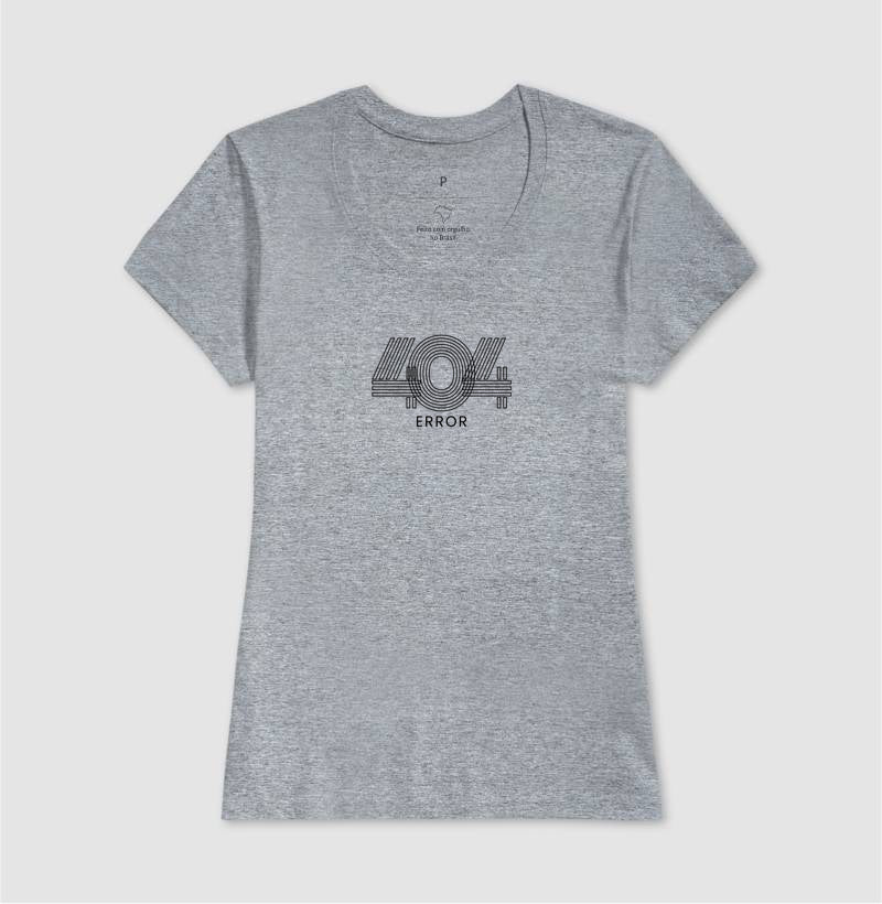 Camiseta Feminina Vintage Error