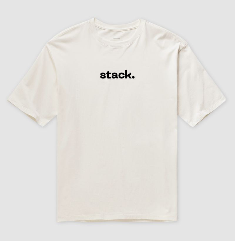 Camiseta Oversized Stack.
