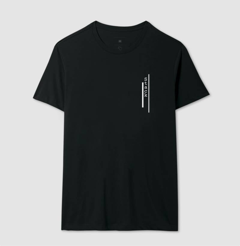Camiseta Masculina Logo Stack Vertical