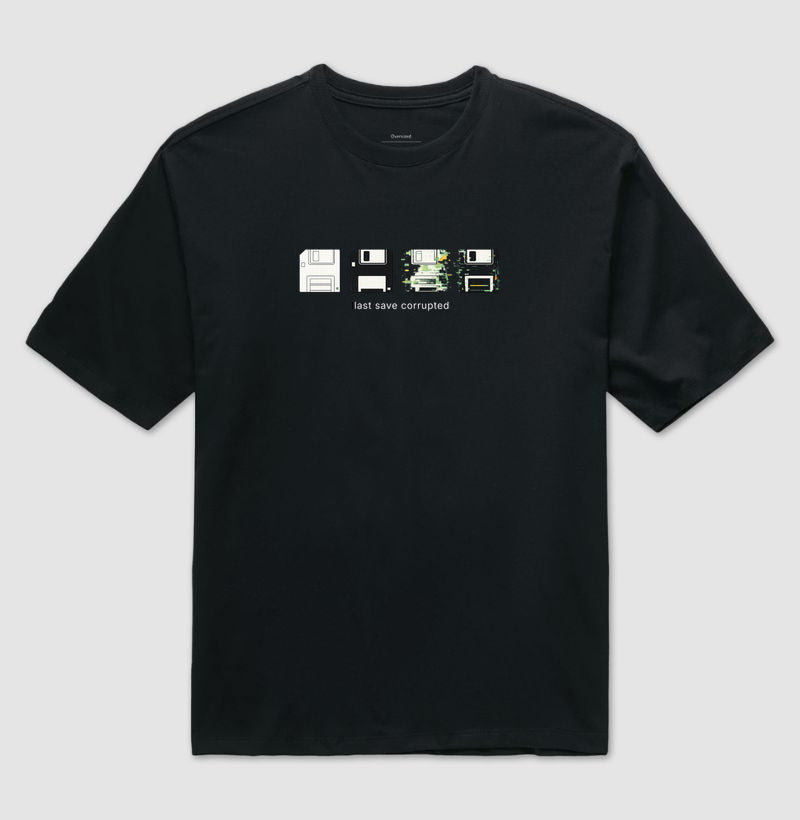 Camiseta Masculina Vintage Disquetes