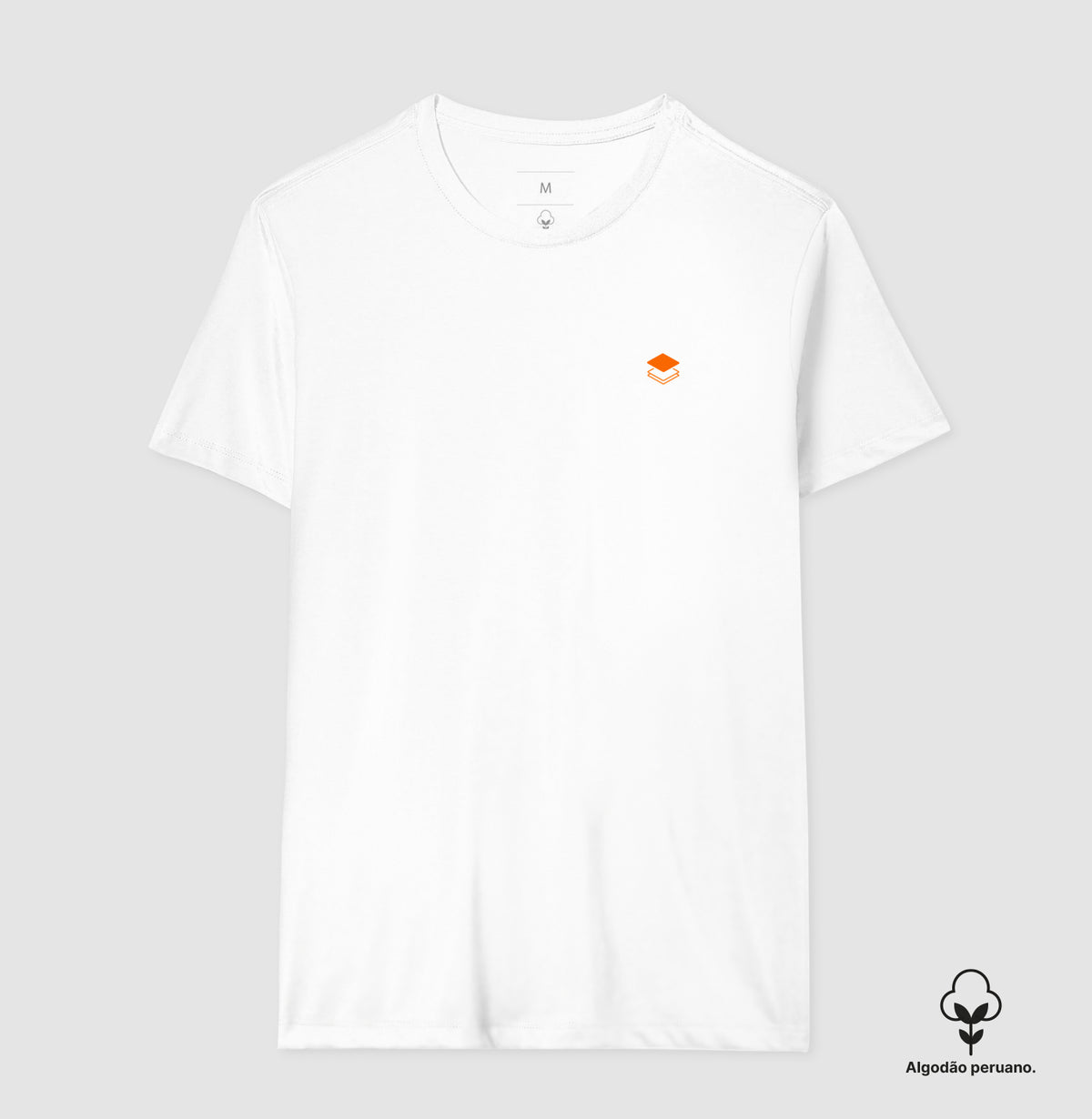 Camiseta Masculina Logo Stack