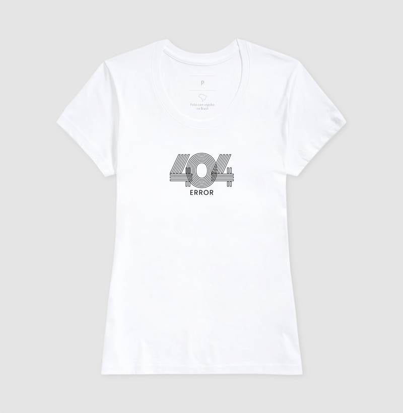 Camiseta Feminina Vintage Error