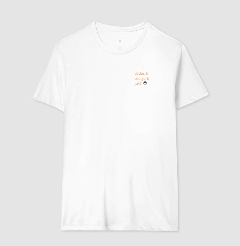 Camiseta Dados&Código&Café