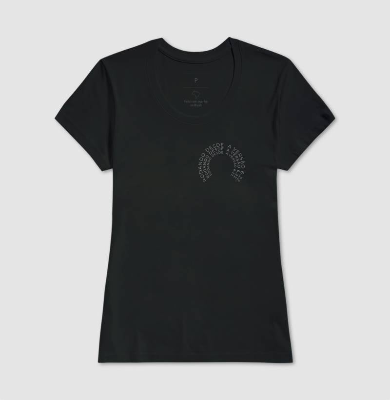 Camiseta Feminina Rodando desde a versão 6.22..