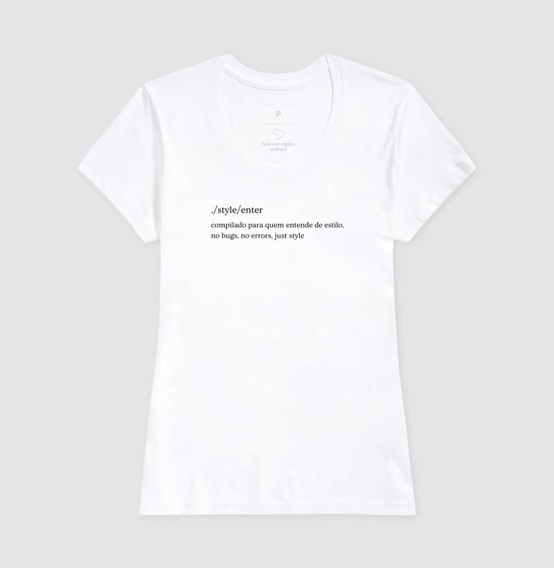 Camiseta Style/enter - Feminina