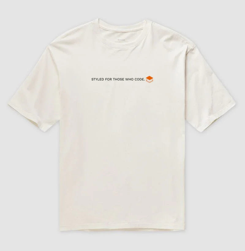 Camiseta Oversized Styled for those who code.