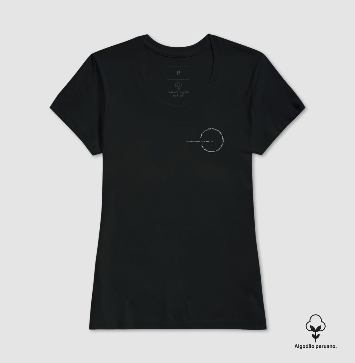 Camiseta High-performance style mode: ON.