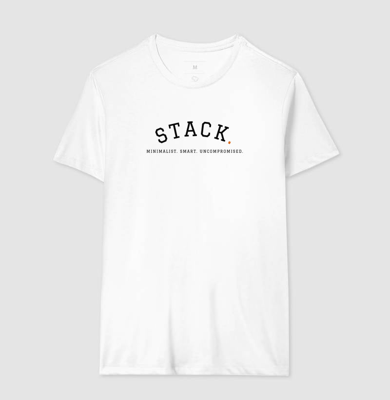 Camiseta Masculina Stack. Minimalist.Smart.Uncompromised.