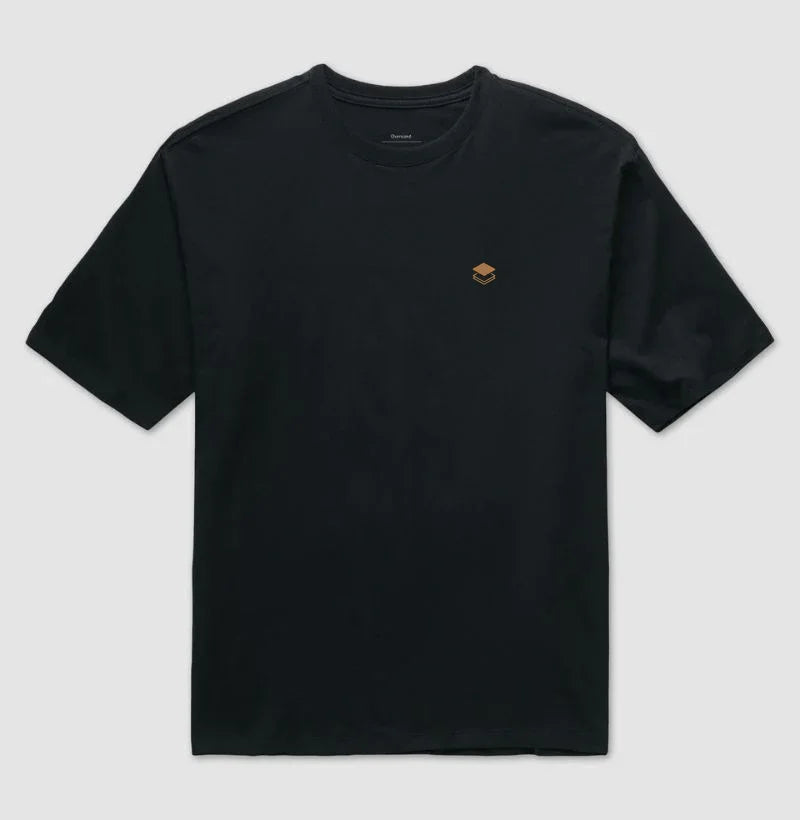 Camiseta Oversized Logo Stack