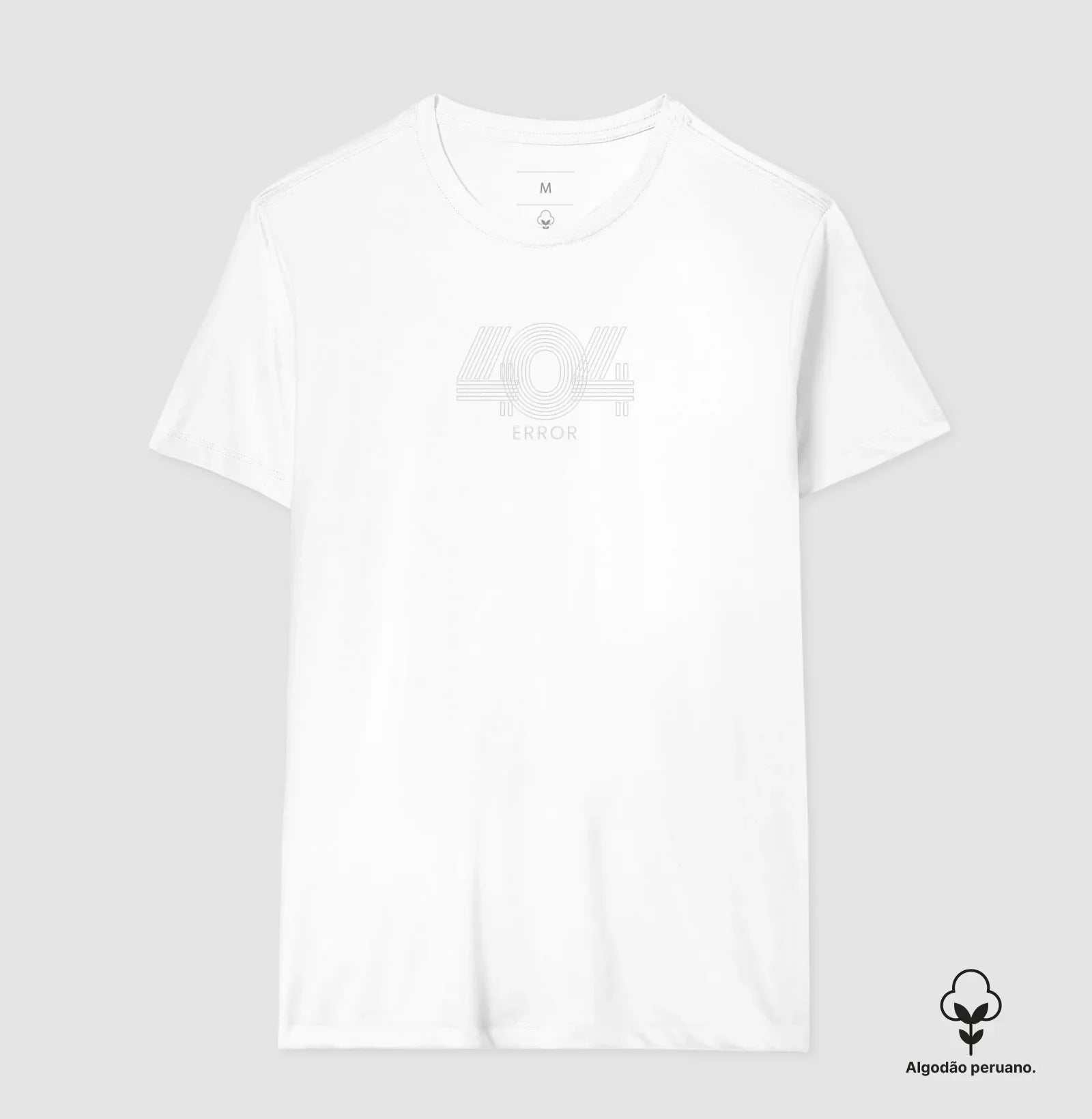 Camiseta Algodão Peruano Vintage Error