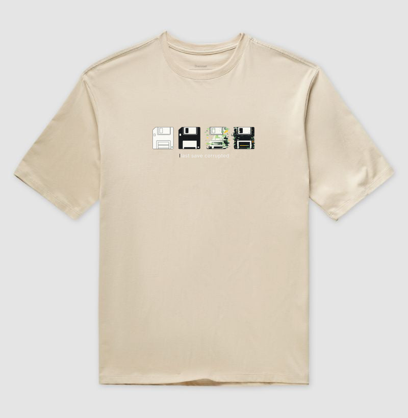 Camiseta Feminina Vintage Disquetes
