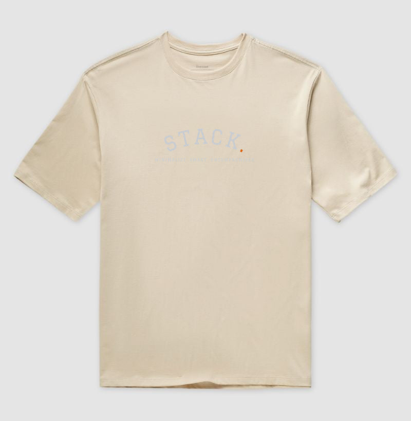 Camiseta Unissex Stack. Minimalist.Smart.Uncompromised.