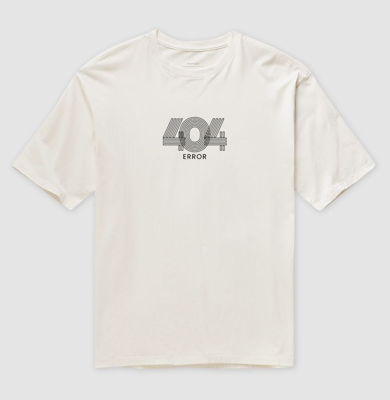 Camiseta Oversized Vintage Error