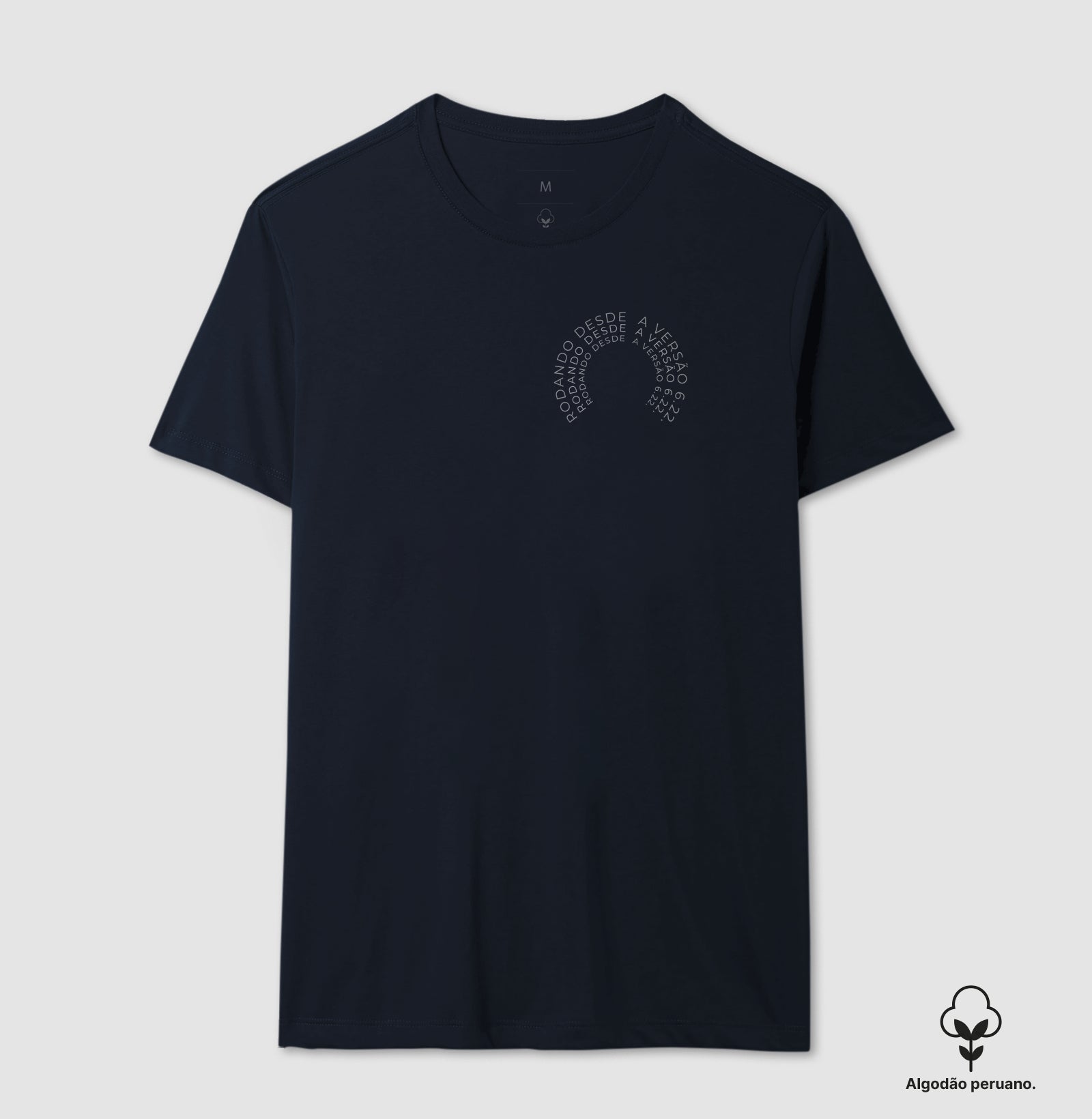Camiseta Algodão Peruano Rodando desde a versão 6.22.
