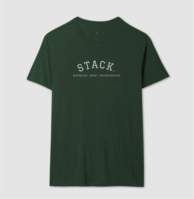 Camiseta Stack. Minimalist.Smart.Uncompromised.