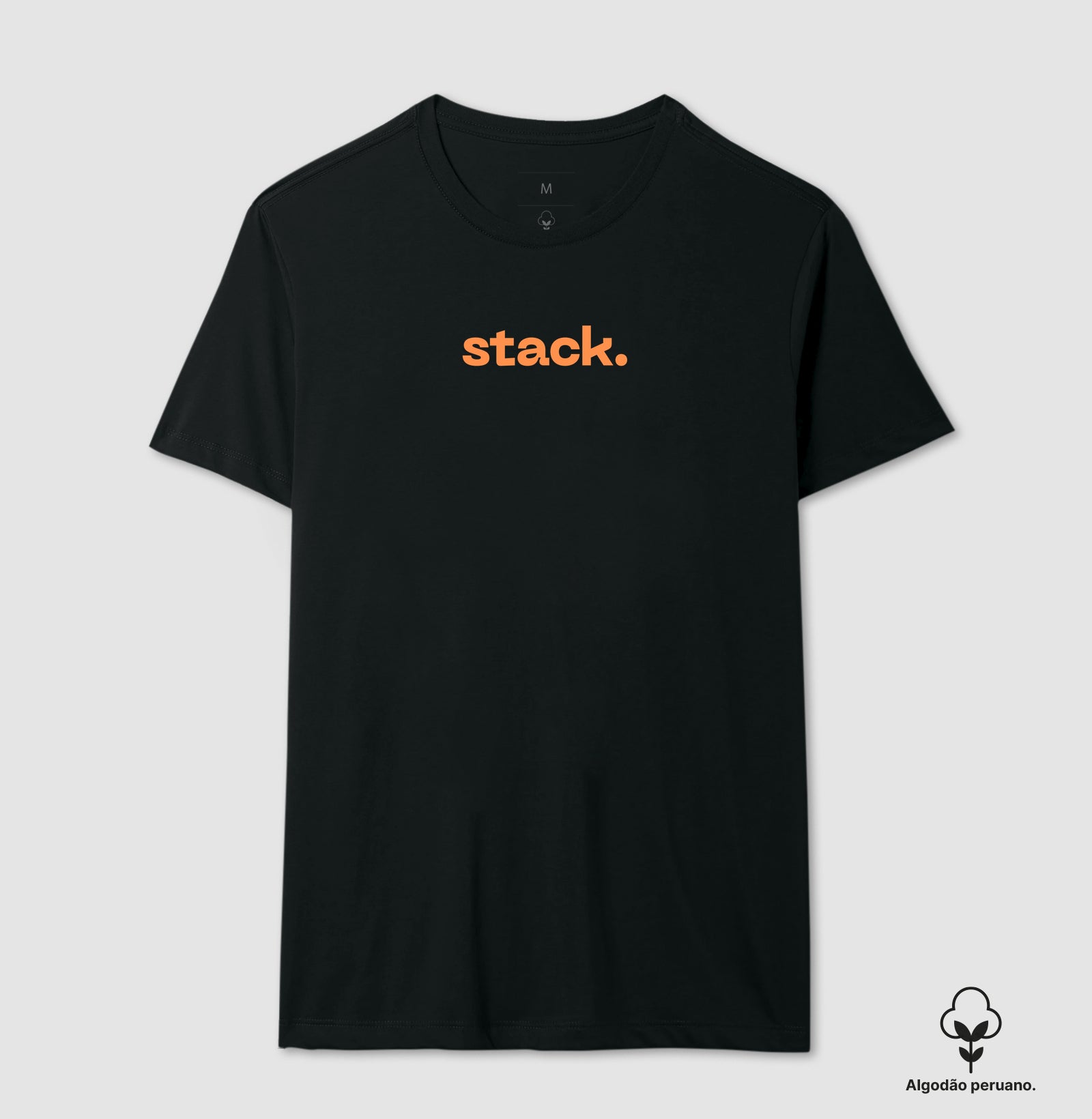 Camiseta Algodão Peruano Stack