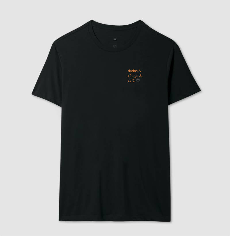 Camiseta Dados&Código&Café