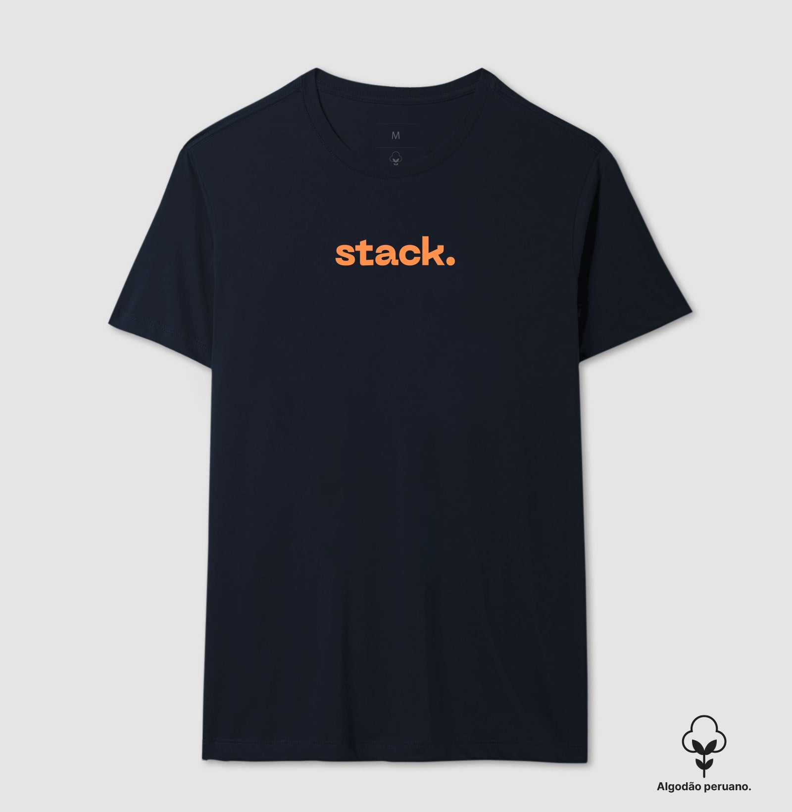 Camiseta Algodão Peruano Stack